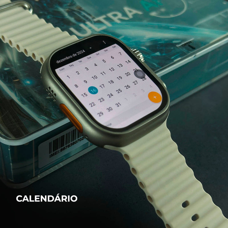 Smartwatch Microwear Ultra AI 3 com Chip, 5G, Android e Câmera - 49mm