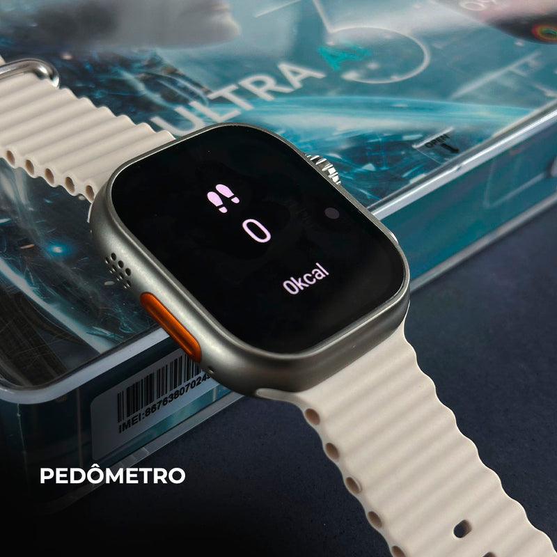 Smartwatch Microwear Ultra AI 3 com Chip, 5G, Android e Câmera - 49mm